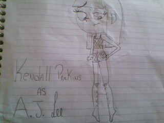  KB: Kendall Perkins as AJ Lee