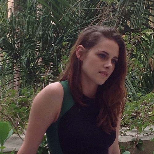 Kristen during an LA press day for "The Twilight Saga: Breaking Dawn, Part 2".