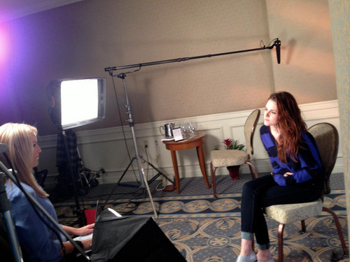 Kristen during her interview with The Insider - 01/11/12.