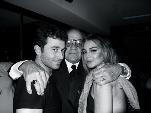  Lindsay Lohan & James Deen photographed por Gavin Doyle at The Canyons embrulho, envoltório party