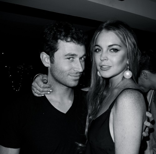 Lindsay Lohan & James Deen photographed by Gavin Doyle at The Canyons wrap party