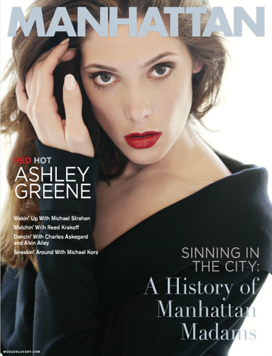  New Scan: Ashley on the cover of 'Manhattan' Magazine, November 2012.