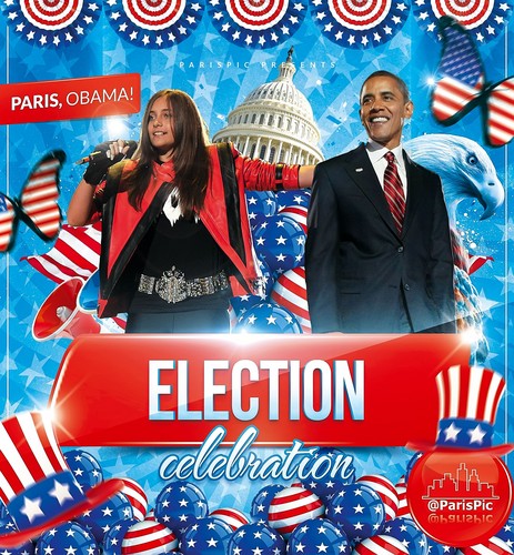  Paris Jackson Barack Obama Election Celebration (@ParisPic)