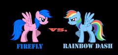 Rainbow Dash vs Firefly ,who gonna win?