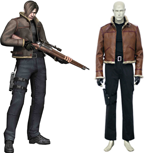  Resident Evil 4 Leon S Kennedy Cosplay Costume
