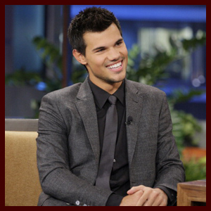  Taylor Lautner on jay Leno Oct 31,2012