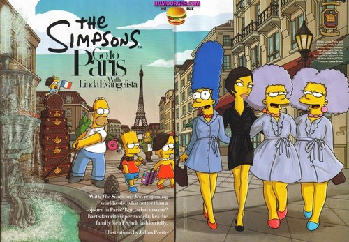  The Simpsons go to Paris