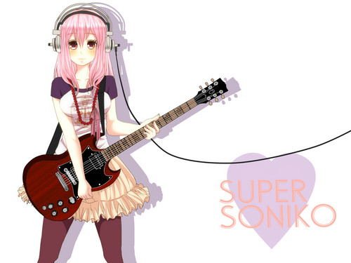  anime gitara girl