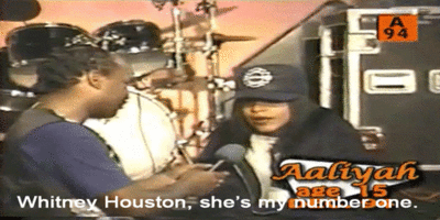 Aaliyah on Whitney...