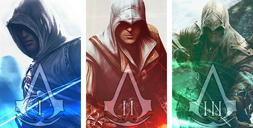  Assassin's Creed 1-3