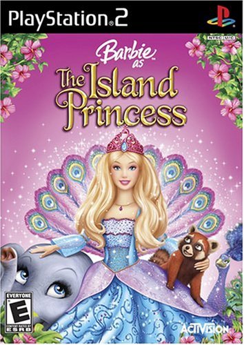  芭比娃娃 as the Island Princess - PS2 game cover