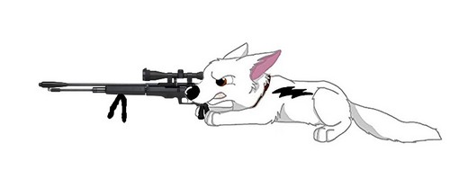Bolt stole my sniper rifle!