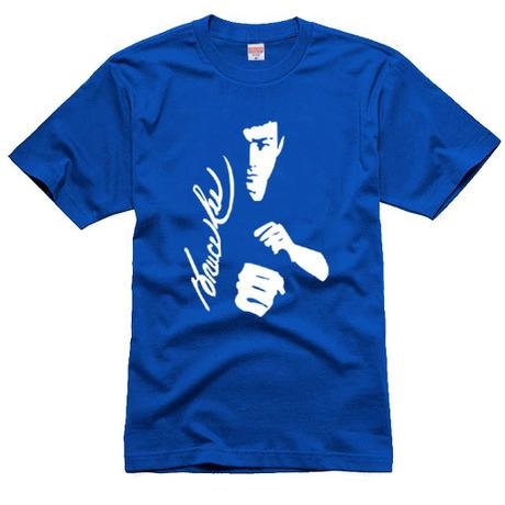  Bruce Lee logo short sleeve T shati