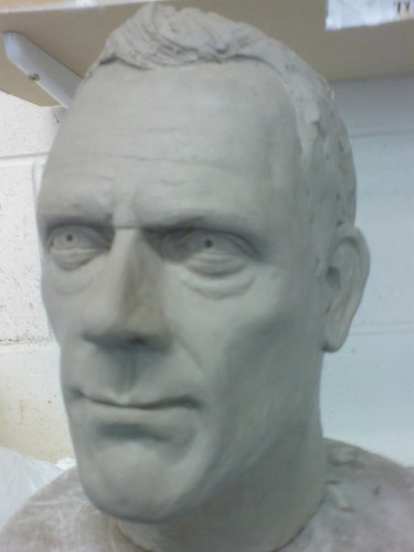 Hugh Laurie- Clay Sculpture