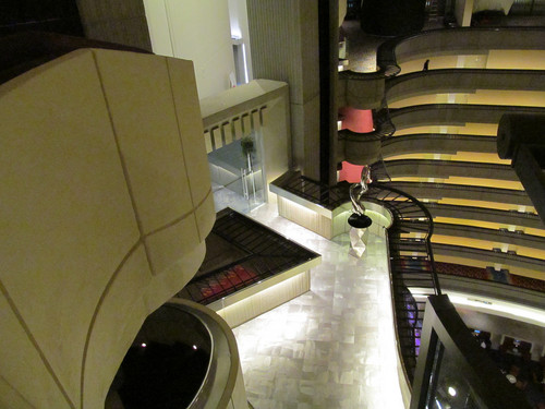  Catching brand set in the interior of the Atlanta Marriott Marquis hotel