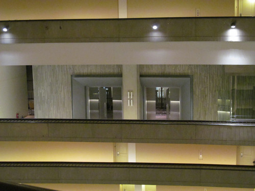 Catching Fire set in the interior of the Atlanta Marriott Marquis hotel