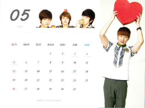 Infinite 2013 Japan Calendar