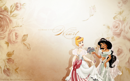 Jasmine and Cinderella  ~ ♥