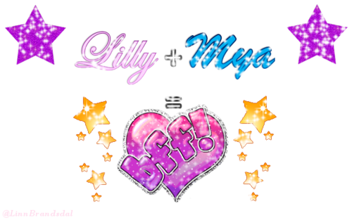  Lilly + Mya = BFF'