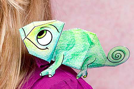  Pascal the Origami Chameleon