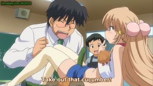  Take out that cucumber XD