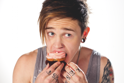  Reece with カップケーキ