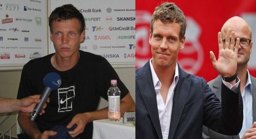  Tomas Berdych : 2008 and 2012 new wrinkles on forehead
