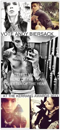  Vote For Andy At Kerrang Awards 2013