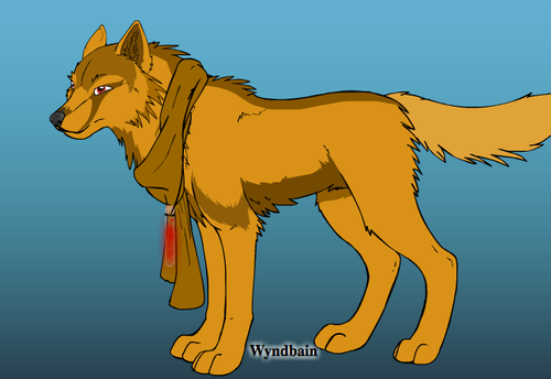 What I think Jon, (Katealphawolf) looks like as a serigala