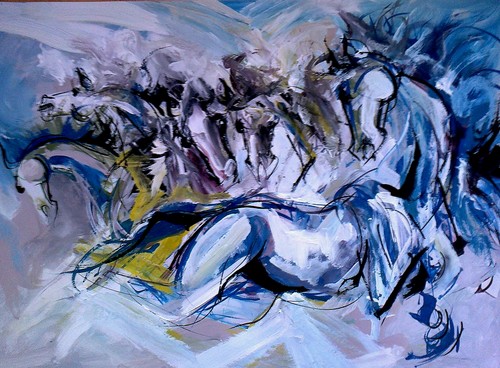  घोड़े in art