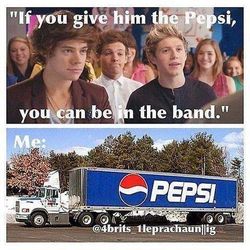  -buys all the pepsi-