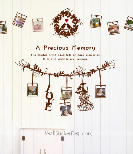  A Precious Memory Foto Frame Wand Decals