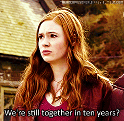  Amy + Rory Forever ♥♥♥ Aww.. how sweet!