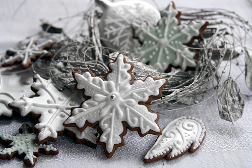  Рождество - Snowflakes