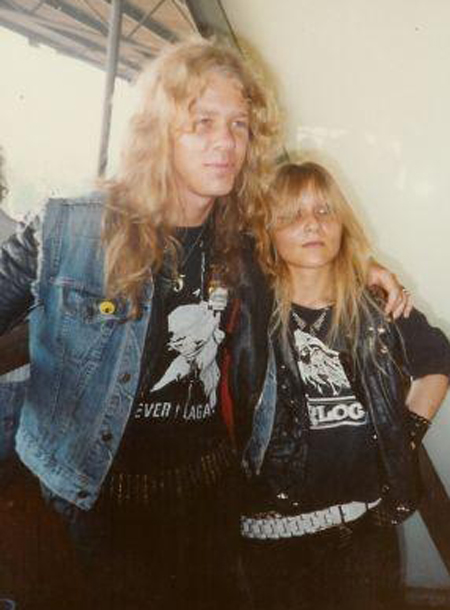 Doro with James Hetfield (Metallica)