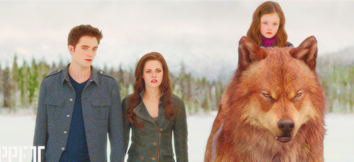  Edward, Bella , Renesmee & Jake