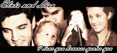  Elvis & his little girl ♥