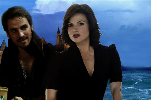  Evil reyna and Captain Hook