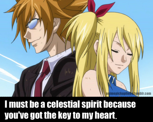 Fairy Tail Pick-Up Line