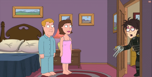  Family Guy with Edward Scissorshands!