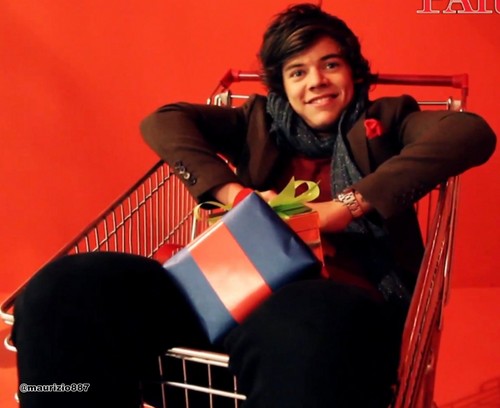 Harry,PARADE photoshoot for Christmas  2012