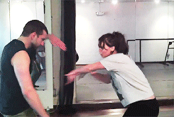  Jennifer & Bradley practicing for the dance in Silver Linings Playbook