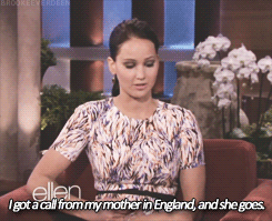  Jennifer Lawrence on Ellen