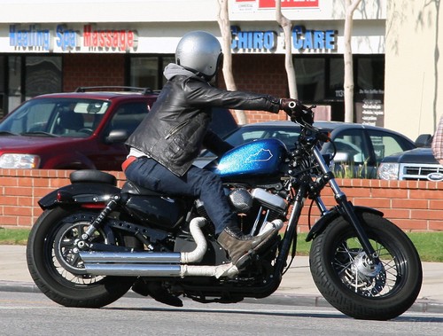  Josh cruising around on his motorcycle (19.11.2012) [HQ]