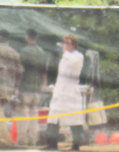 Josh on set of Catching Fire in Hawaii