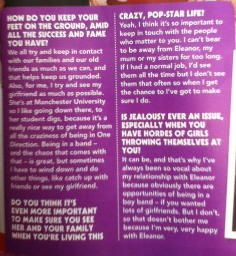  Louis talking about Eleanor
