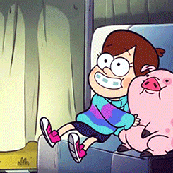 Mabel and Waddles!