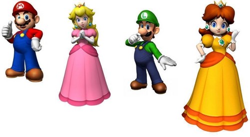  Mario, Luigi, melokoton and uri ng bulaklak