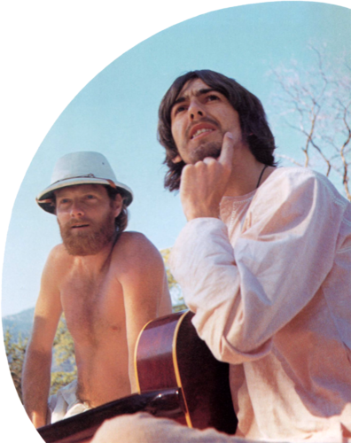  Mike cinta & George Harrison