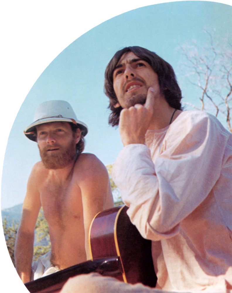 Mike Love & George Harrison